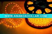 Wholesale round 2 wires led christmas lighting , rope light , decorative light