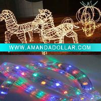 Wholesale 220V 2 wires 13 mm led decorative Christmas light