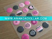 Wholesale stickers with epoxy for promotion