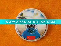 astronaut label epoxy commemorative coin