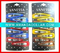 6.5cm epoxy metal hair clip