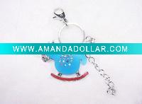 Wholesale Fashion Alloy Epoxy Keychian,Animal Keychain