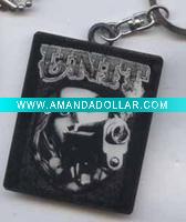 Wholesale Metal key ring with epoxy cover