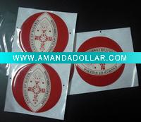 Wholesale fluorescent Epoxy Resin Sticker