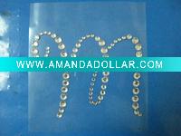 Wholesale DIY epoxy alphabet letter stickers