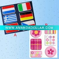 Wholesale 2011 Fashional Epoxy Decorative Sticker