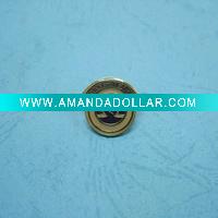 custom epoxy coated metal badges with soft enamel