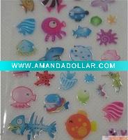 Lovely design epoxy sticker