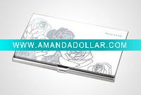 Wholesale 2011New style Metal epoxy business card holder