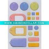 Wholesale Crystal sticker epoxy sticker Domed sticker Label
