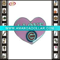 Wholesale stamping iron pin badge with epoxy