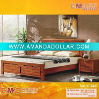 Wholesale luxury wooden bed in bedroom furniture EM-YUh078