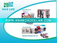 Household vacuum sealer bags for space saving