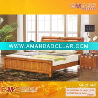 Bedroom furniture bed in wood EM-YUh050