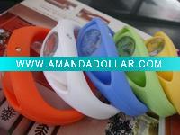 Wholesale 2011 New fashion Japanese battery ion silicone watch