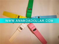 unique soft morden silicone snap watch