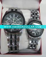 Metal Couple Watch