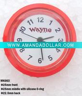 Wholesale 25mm alloy quartz watch inserts