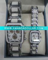 Metal Couple Watch