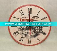 WOODEN ROUND CLOCK