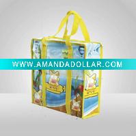 Wholesale pp woven bag with zipper