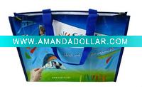 Wholesale OEM laminated pp non woven shopping bags(W800215)