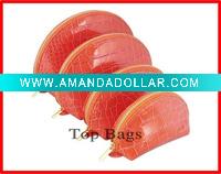 Wholesale ladies' PU cosmetic bag set