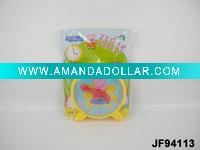 plastic toy clock