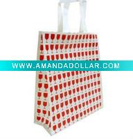 Wholesale recyclable laminated pp woven shopping bag/foldable promotional bag