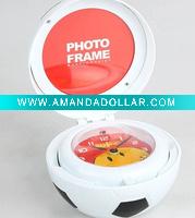 Wholesale football Clock with photo frame