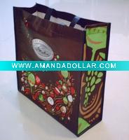 Wholesale colorful pp laminated shopping bag