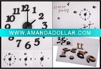 Wholesale Plastic DIY Interior Clock Home Decor Modern WallClock