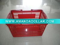 plastic shopping basket