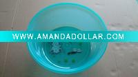 Round household plastic wash basin