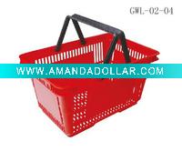 plastic shopping basket