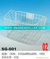 Wholesale 2011 newest plastic bicycle basket,bike basket