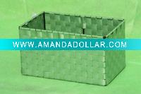 plastic storage basket