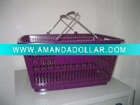 plastic shopping basket