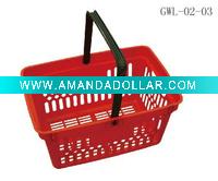 plastic shopping basket