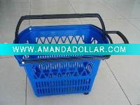 plastic shopping basket