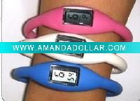 2011 electronic silicone watch