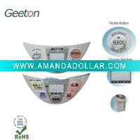 Wholesale Plastic nameplates with embossing button and display window for auto rice cooker
