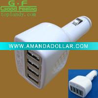 4 usb auto battery charger
