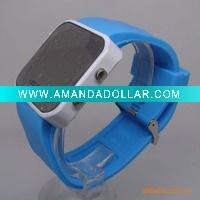 Wholesale 2011 Unisex Led electronic watch,fashion Led watch with silver face