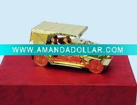 1C golden car of christmas gift