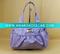 Wholesale purple mini handbag with long hander