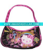 Wholesale cute prinetd satin mini handbag