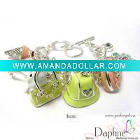 Wholesale Fashion mini handbags diy charms bracelet (DB-2146)