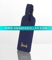Wholesale leather handbag tag luggage label factory direct