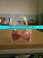 Wholesale 2011 new fashion Mini PVC bag for hair clip